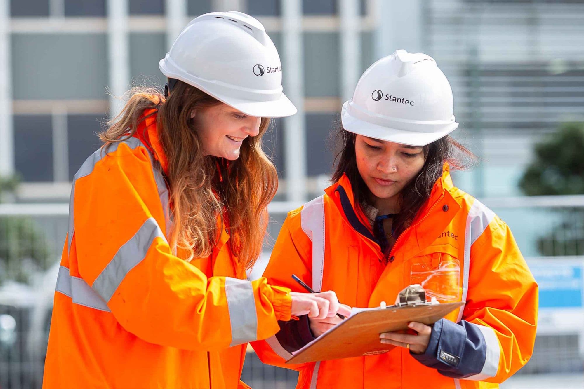 An Image Representing Bridging the Gender Gap in Construction